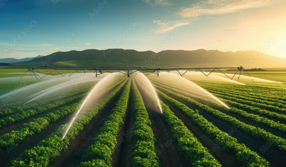 Close-up of ZTN smart soil moisture sensor embedded in rich farmland soil.