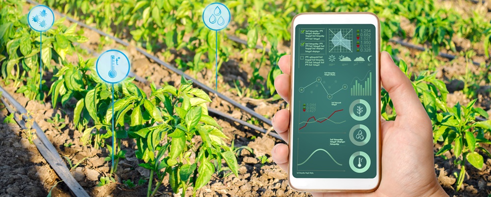 Thumbnail showing ZTN smart irrigation controller and sensors in a field setting.